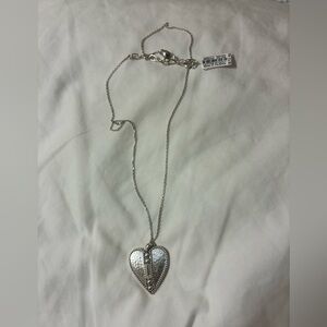 Brighton Silver Heart Pendant Necklace - Women's Jewelry